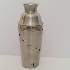 Oggi stainless steel silver dial a drink shaker 34 oz